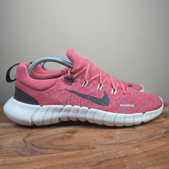 Nike Free RN 5.0 Adobe Light Crimson Mens Red Size 10 Running Shoes CZ1884-600 - Picture 1 of 14